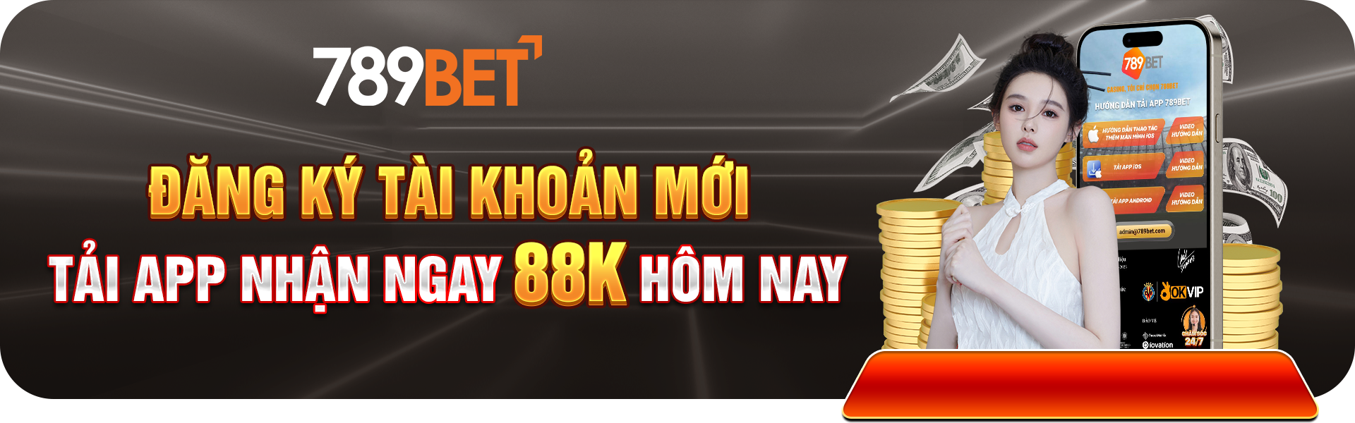 Đăng ký tài khoản mới nhận ngay 50.000 VND